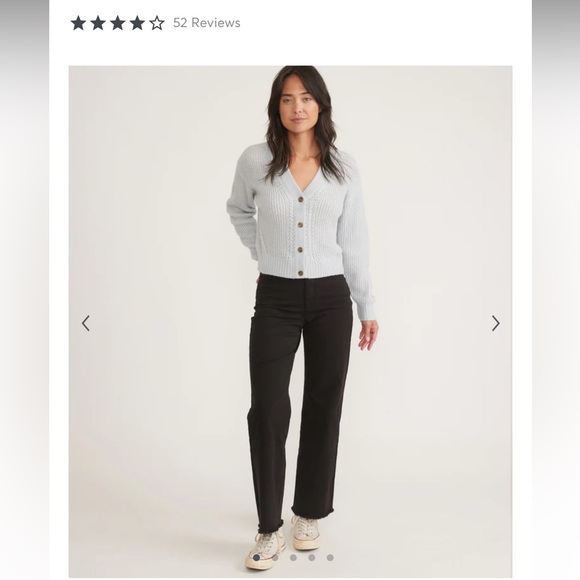 NWT Marine Layer Bridget Full Length Pant in Faded Black Size 14 - Picture 5 of 10